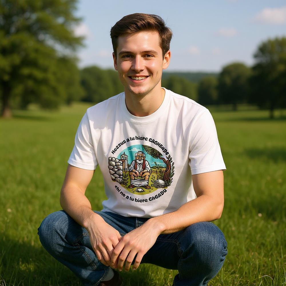 MEZZUS A LU BIERE CAGHENDE CHI NO A LU BIERE CAGADU